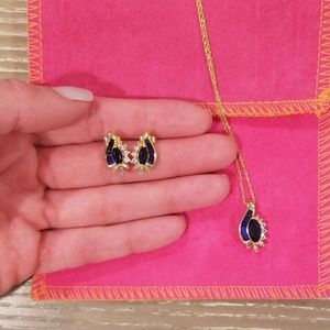 Royal Blue Jewelry Set
